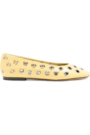 Proenza Schouler Metal-eyelet detailing ballerinas