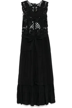 CENERE GB Panelled maxi dress