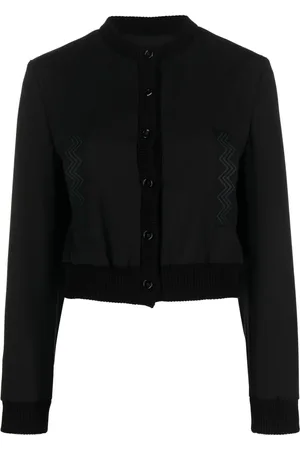 Missoni Zigzag-embroidered button-up jacket