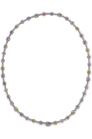 Juwelina Paris Sterling silver Jensen sapphire necklace