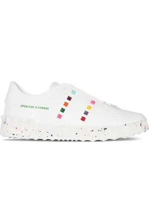 VALENTINO GARAVANI Open For a Change leather sneakers