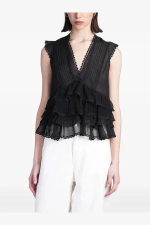ALICE+OLIVIA Ruffle-detailing blouse
