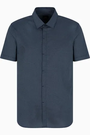 Armani Exchange Micro-pattern shirt