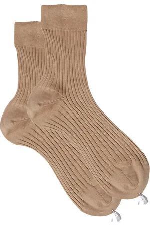 Scarosso Ribbed ankle socks