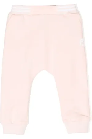 Fendi Logo-print cotton track pants