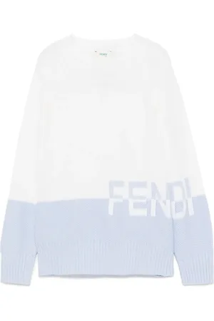 Fendi Intarsia-knit logo knitwear