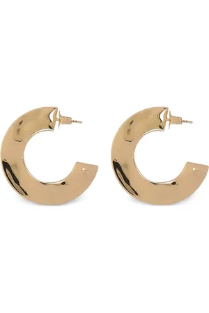 FEDERICA TOSI Mindy curved hoop earrings