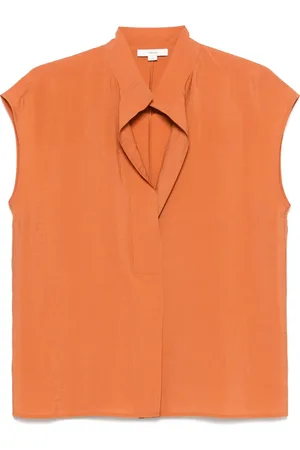 Vince Voile cap-sleeves blouse