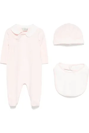 Fendi Embroidered-logo babygrow set