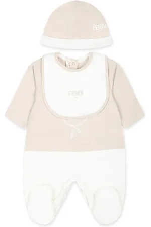 Fendi Logo-print babygrow set