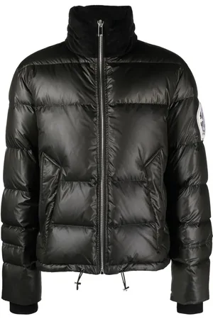 Roberto Cavalli Padded corduroy-panel jacket