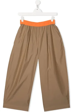 Fendi Logo-waistband wide-leg trousers