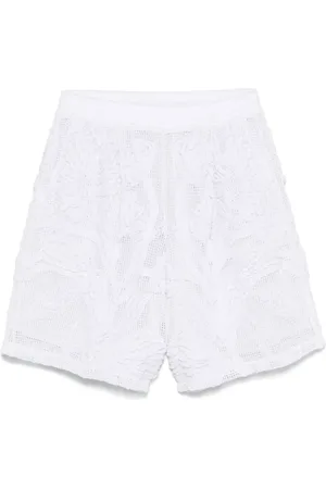Taakk Embroidered mesh shorts