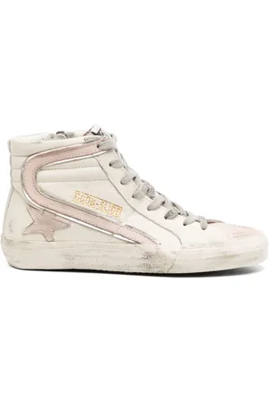 Golden Goose Logo-print high-top sneakers