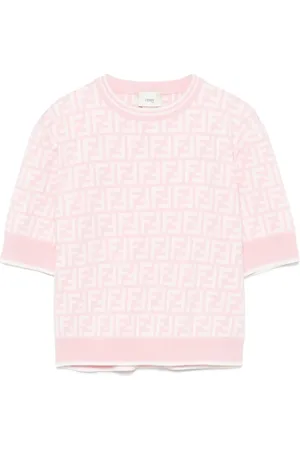Fendi FF-jacquard top