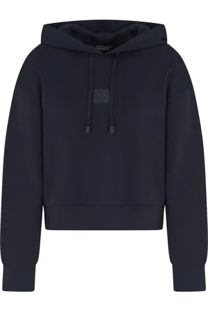 Armani Exchange Logo-appliqué hoodie