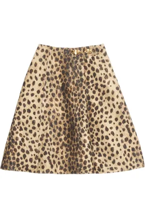 VALENTINO GARAVANI Jaguar Spots wool skirt