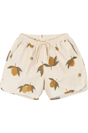 Konges Sløjd Lemon-print swim shorts