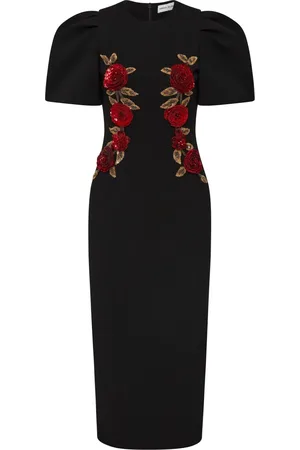 Rebecca Vallance Rosetta midi dress