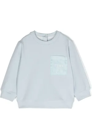 Fendi Logo-embroidered cotton sweatshirt