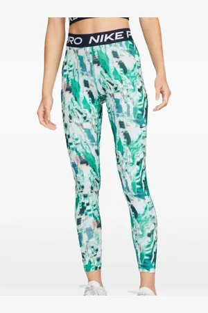 Nike Dri-FIT "Malachite / Obsidian" leggings
