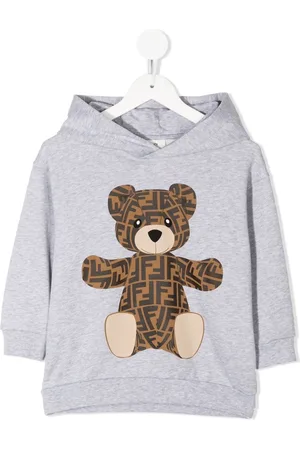 Fendi Logo-monogram Teddy hoodie