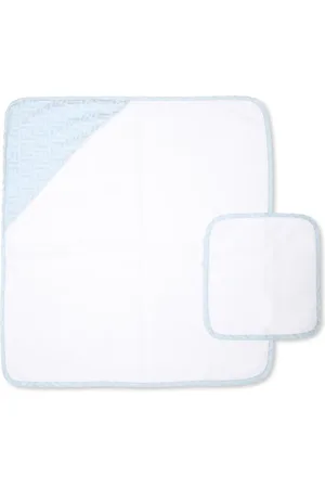 Fendi Contrast-border cotton towell (set of two)