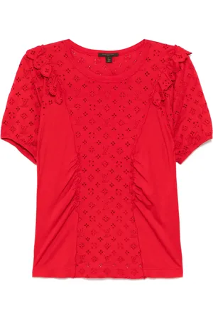 LOUIS VUITTON 1990-2000s short sleeve blouse