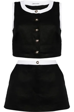 Reformation Roxy linen two-piece set