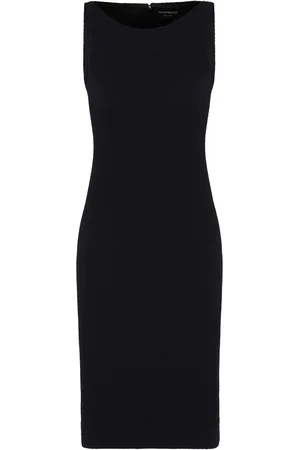Emporio Armani Zigzag knit tube dress