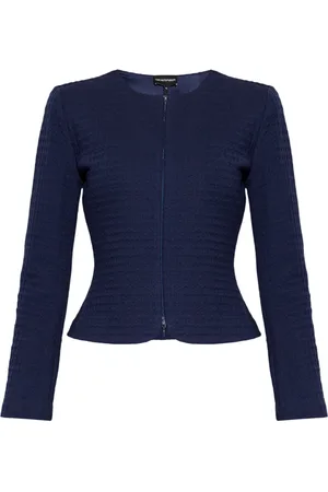 Emporio Armani Cotton fitted jacket