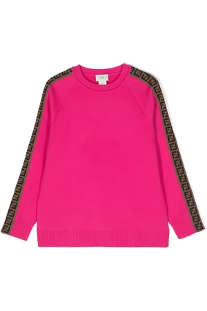 Fendi FF logo-embroidered wool sweater