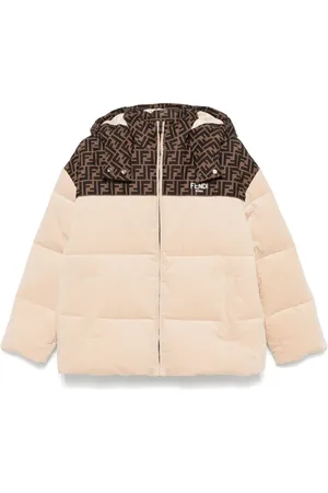 Fendi FF-panel velour jacket