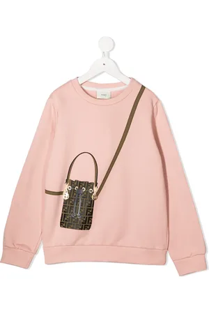 Fendi FF bag print cotton sweatshirt