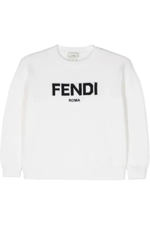 Fendi Intarsia-logo wool jumper