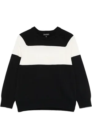 Emporio Armani Rubberised-logo sweater