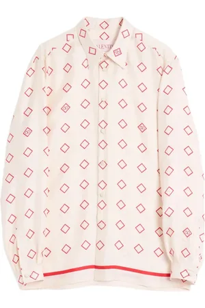 VALENTINO GARAVANI Opticool-print silk shirt