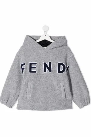 Fendi Teddy fleece logo hoodie