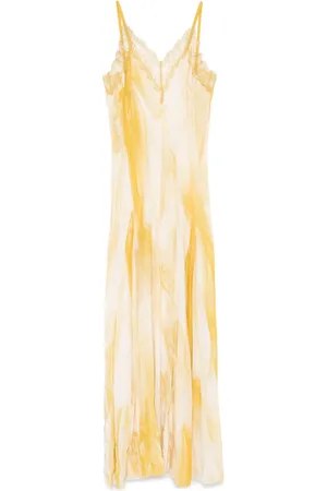 Elisabetta Franchi Lace-trim maxi dress