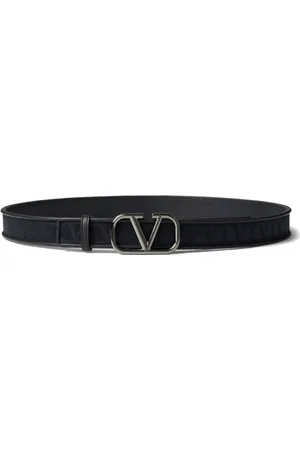 VALENTINO GARAVANI Toile Iconographe reversible belt