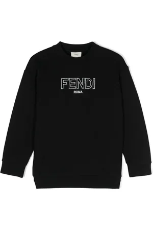 Fendi Raised-logo cotton sweatshirt