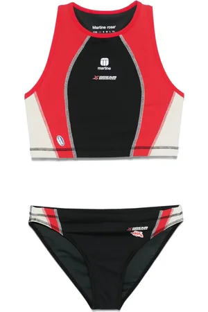 MARTINE ROSE Colourblock bikini