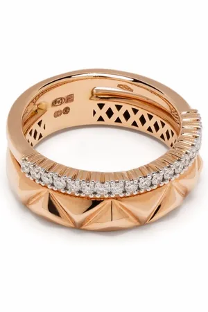 Tirisi 18kt rose gold Monte Carlo diamond ring