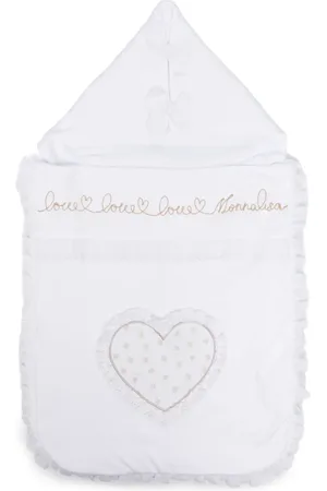 MONNALISA Heart-patch sleeping bag