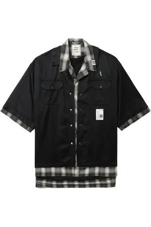 Maison Mihara Yasuhiro Double-layered short-sleeve shirt