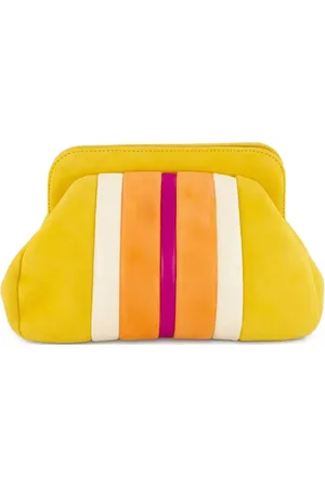 Paula Colour-blocked clutch bag