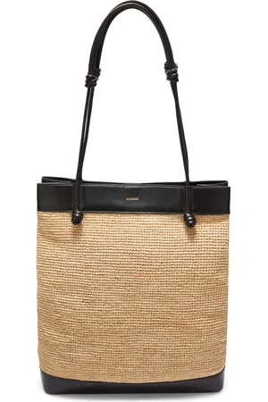 Jil Sander Two-tone interwoven tote