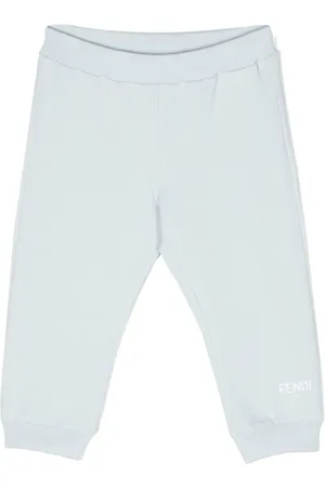 Fendi Logo-stamp cotton track pants