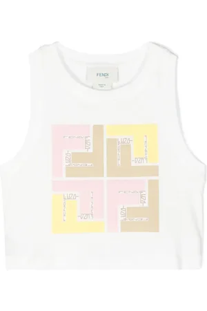 Fendi FF-print tank top