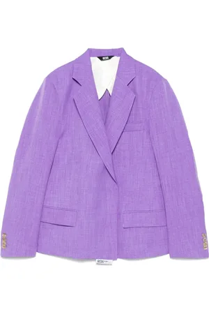GCDS Mélange-effect blazer